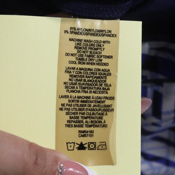 Calvin Klein Performance Navy Athletic Cropped Leggings Sz XL - Picture 6 of 11